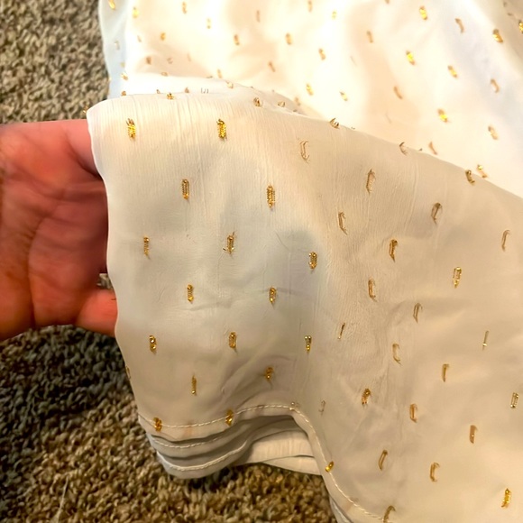 White and Gold tank top - Picture 7 of 7